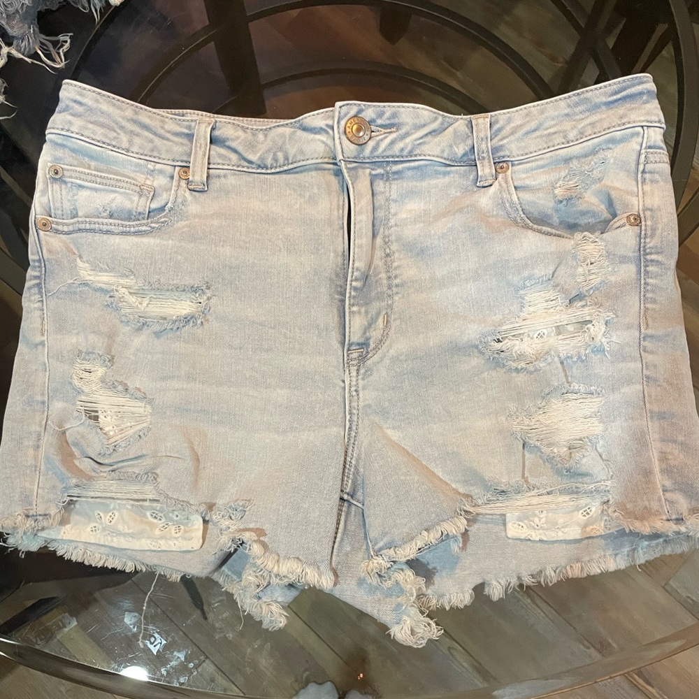 AE next level curvy high waisted denim, size 16